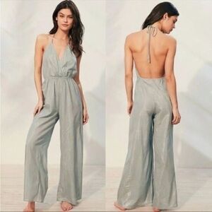 Urban Outfitters UO metallic stripe jumpsuit